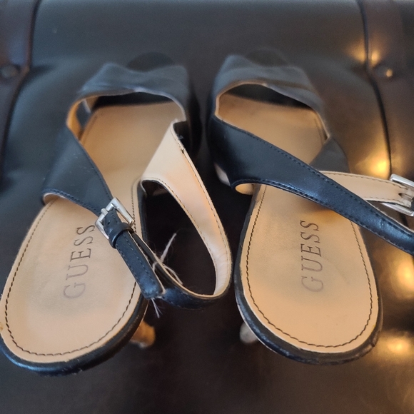 Guess Black Stiletto Dressy Sandals - Picture 4 of 6